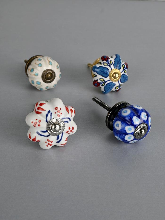 Assorted Knobs | Assorted Color & Design Different Ceramic Cabinet Knobs Assorted Knobs