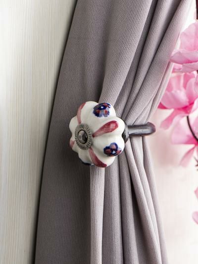 Curtain Tie | Curtain Tie Backs Hook Decorative Wall Hook-Brown (Set of Two) Curtain Tie Curtain Tie