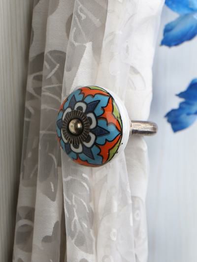 Curtain Tie | Curtain Tie Backs Hook Decorative Wall Hook-Multicolor (Set of Two) Curtain Tie Curtain Tie