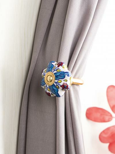 Curtain Tie | Curtain Tie Backs Hook Decorative Wall Hook-Multicolor (Set of Two) Curtain Tie Curtain Tie