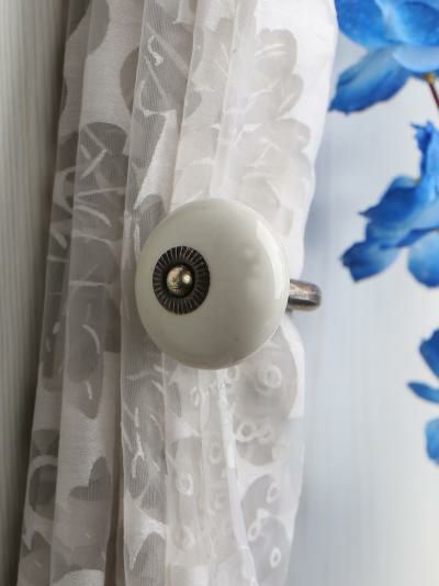 Curtain Tie | Curtain Tie Backs Hook Decorative Wall Hook-off White (Set of Two) Curtain Tie Curtain Tie