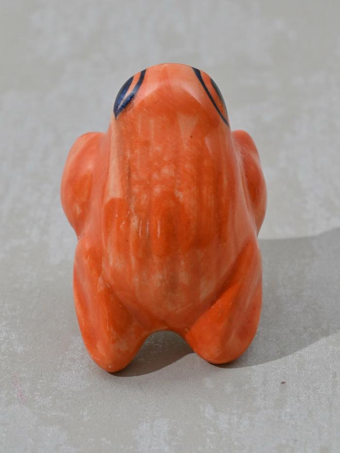 Kids Knobs | Orange frog Ceramic Cabinet Cabinet Knobs Kids Knobs