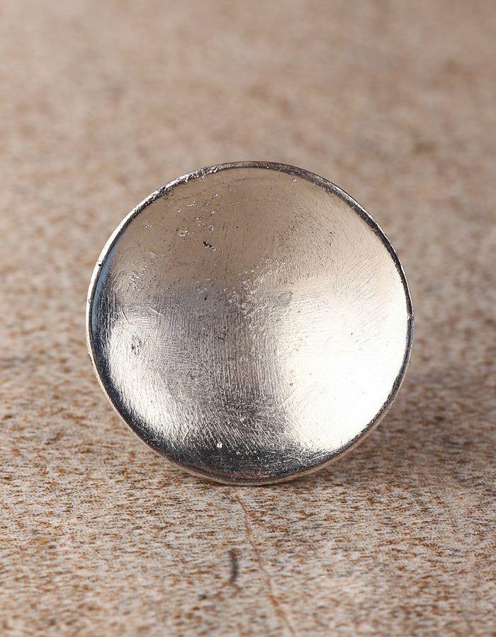 Metal Knobs | Antique Silver look Round Metal Cabinet Knobs Metal Knobs