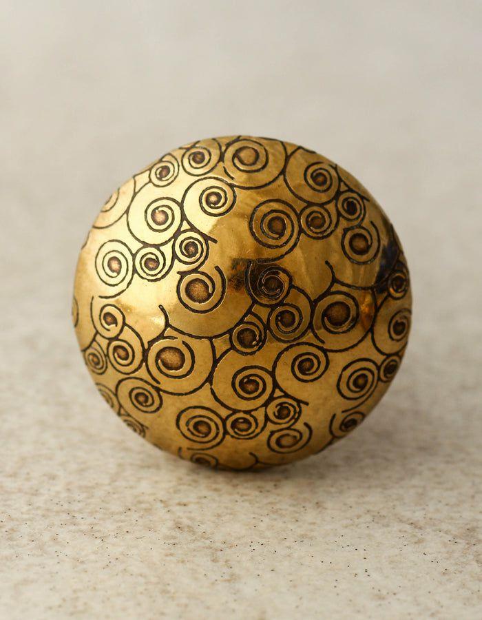 Metal Knobs | Brass Antique Round Shape Cabinet Drawer Cabinet Knobs Metal Knobs