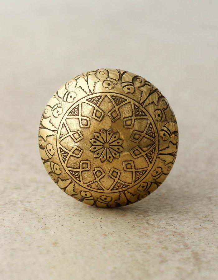 Metal Knobs | Brass knob-AAH-023 Cabinet Knobs Metal Knobs