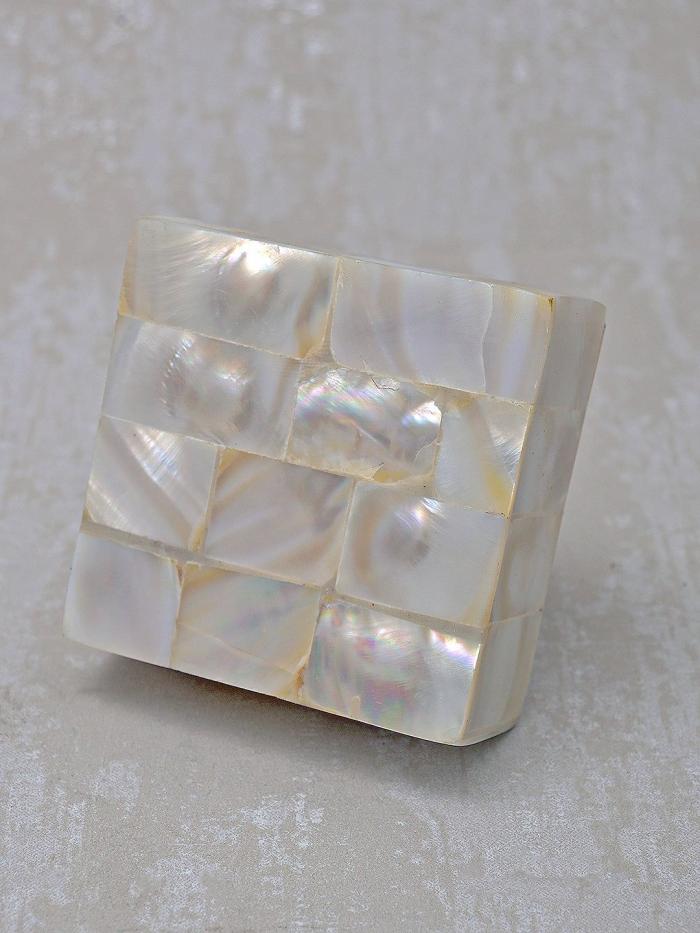 Mother Of Pearl Knobs | Unique Square Shaped Mother of Pearl Drawer Cabinet Cabinet Knobs Mother Of Pearl Knobs