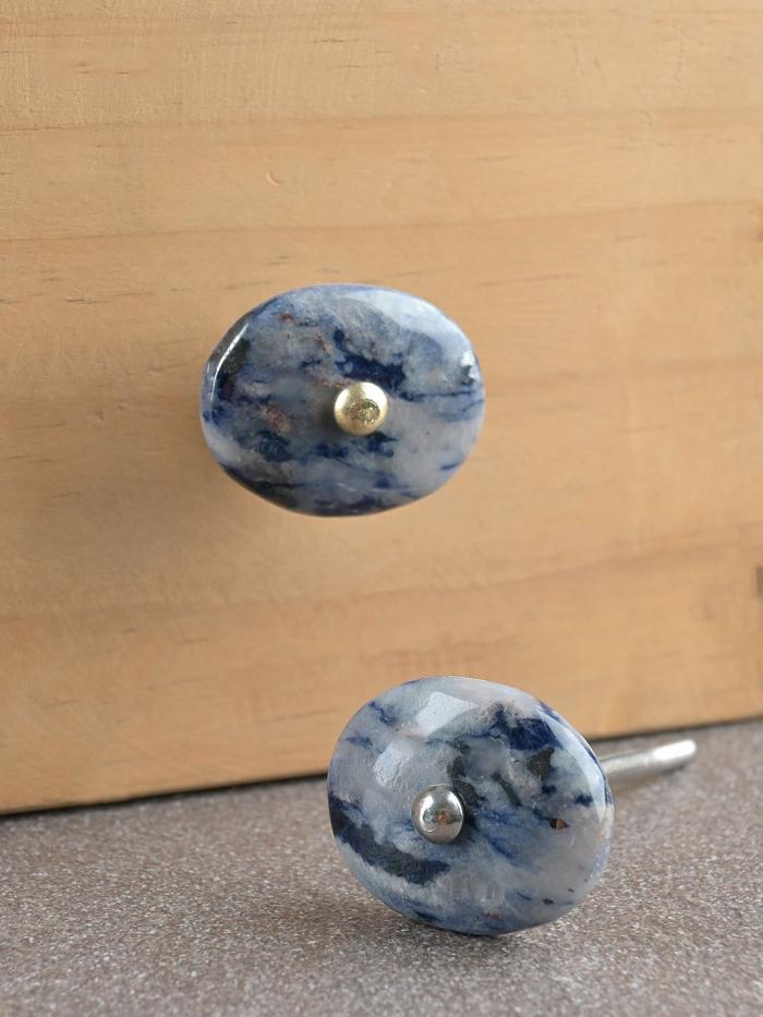 Natural Gemstone Knobs | Agate Natural Gemstone Cabinet Furniture – Blue Cabinet Knobs Natural Gemstone Knobs