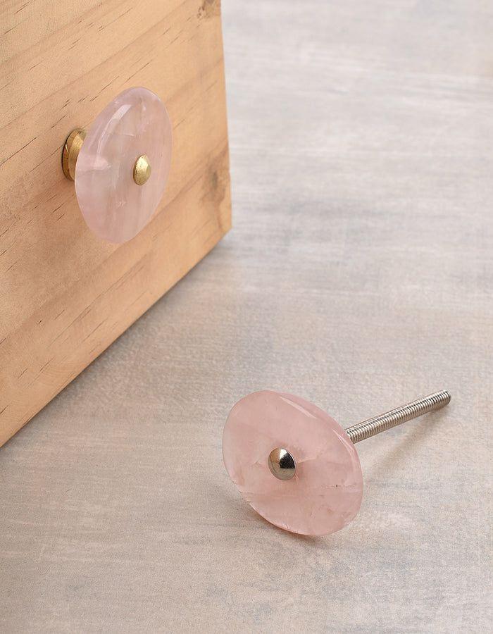 Natural Gemstone Knobs | Agate Natural Gemstone Pink Shade Cabinet Furniture Cabinet Knobs Natural Gemstone Knobs