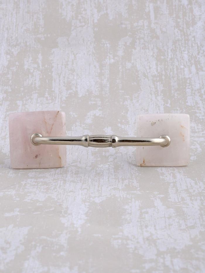 Natural Gemstone Pull | Agate Natural Gemstone Cabinet Furniture Pull – Pink Natural Gemstone Pull Natural Gemstone Pull