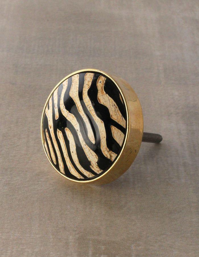 New Collection of Wooden Knobs | Round Shaped Leopard Print Wooden Drawer Cabinet Cabinet Knobs New Collection of Wooden Knobs