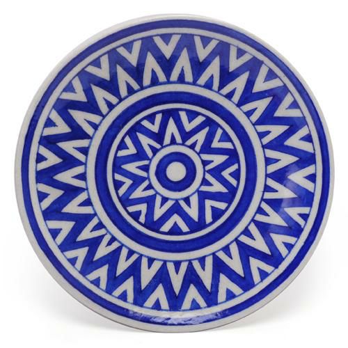 Plates-8” | Blue Color design Plate 8 Plates Plates-8''