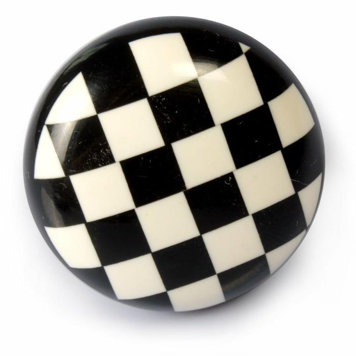 Resin Ornamented Wooden Knobs | Well Designed Black And White Checkered Resin Drawer Cabinet Knobs Resin Ornamented Wooden Knobs