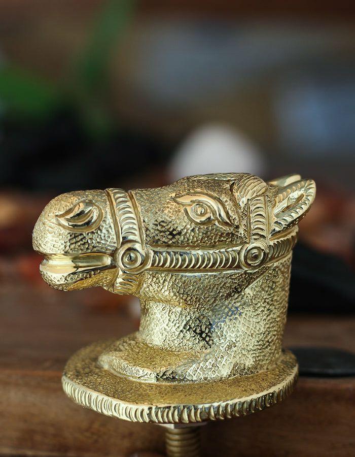 Solid Metal Knobs | Decorative Horse Shape Solid Brass Metal Cabinet Knobs Solid Metal Knobs