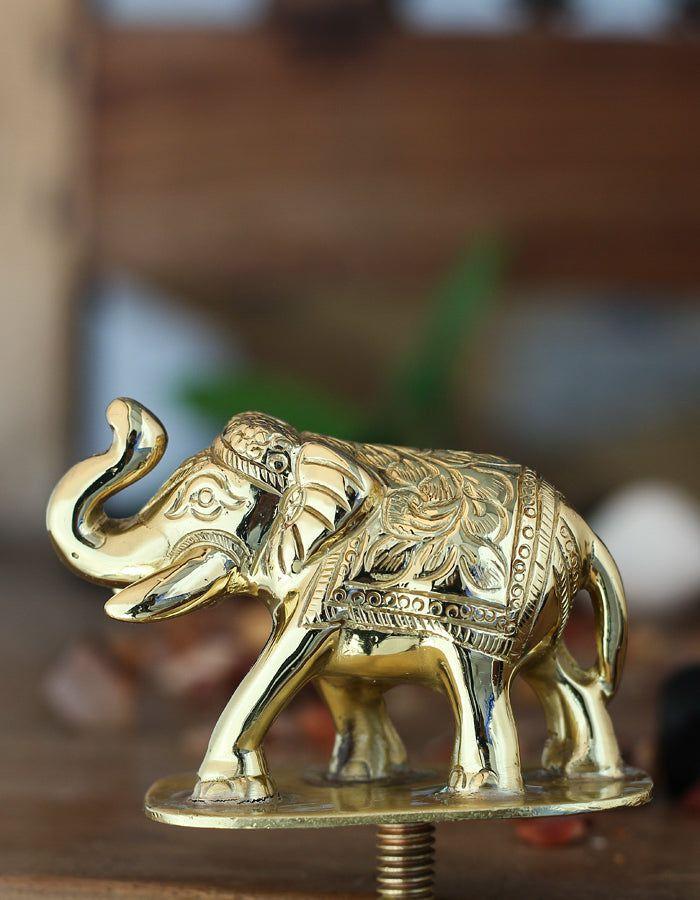 Solid Metal Knobs | Traditional Elephant Solid Brass Metal Cabinet Knobs Solid Metal Knobs