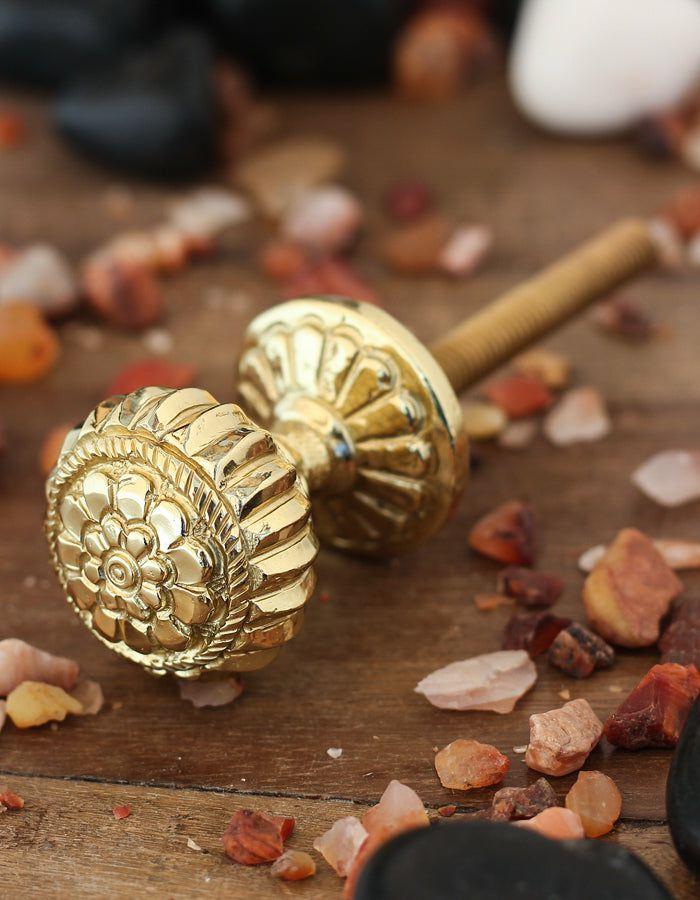 Solid Metal Knobs | Traditional Round Handmade Solid Metal Cabinet Knobs Solid Metal Knobs