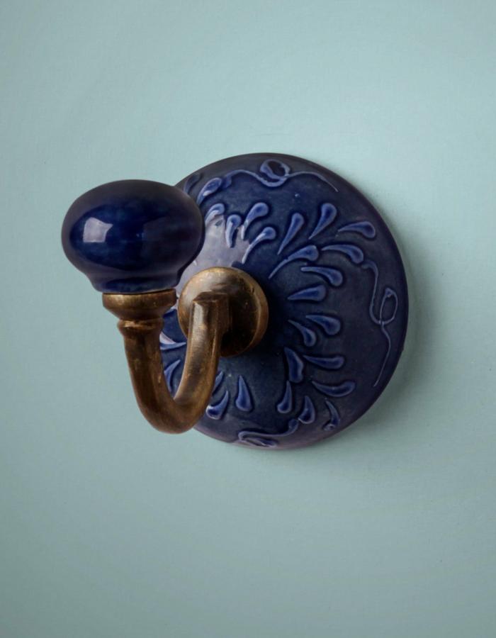 Wall Hooks | Handmade Ceramic Round Wall Hook Hooks/Hangers Wall Hooks