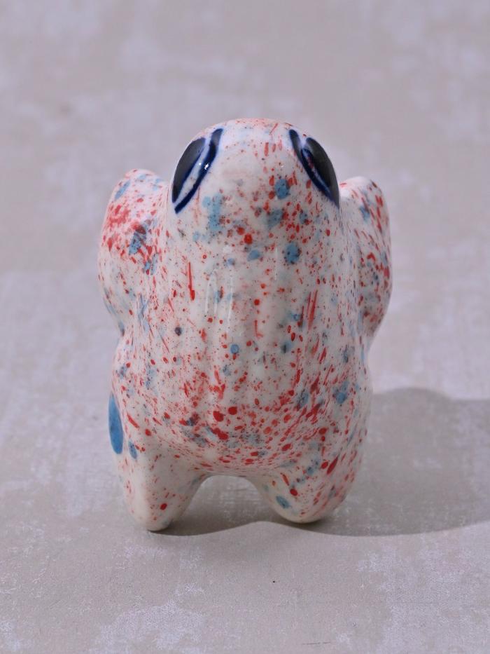 Kids Knobs | Kids Colorful Spatter Ceramic Frog Cabinet Knobs Kids Knobs